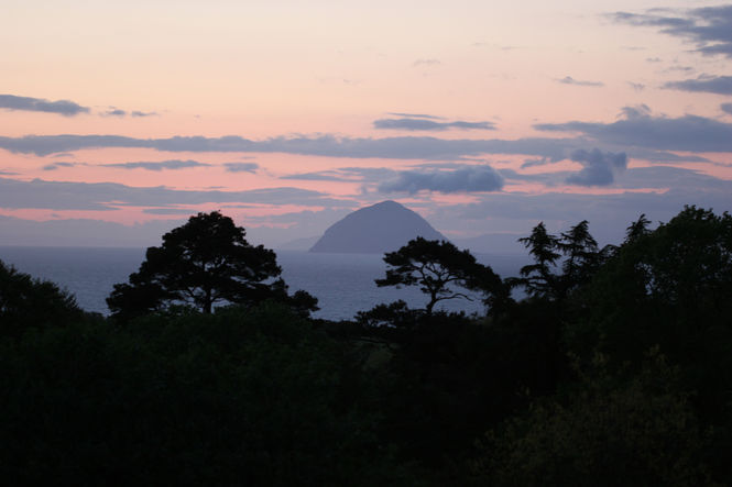 Low sun at Glenapp Castle, Ayrshire