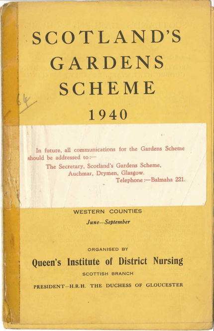 Regional leaflet cover, 1940