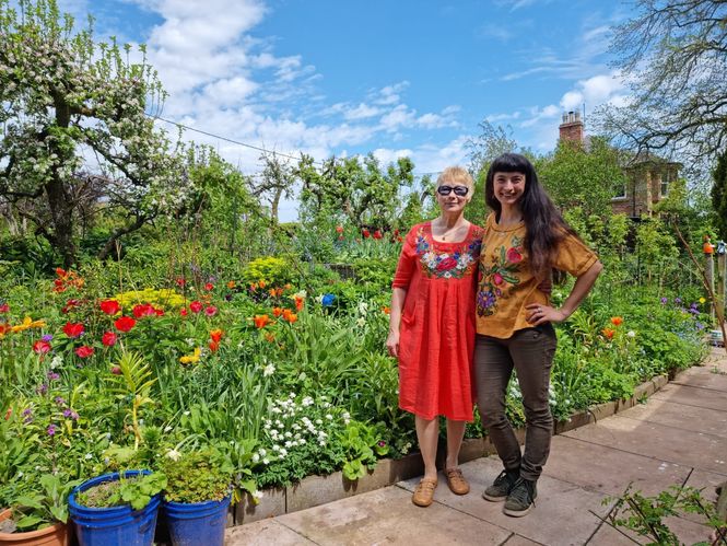 Broomhill Villa owner left and her friend