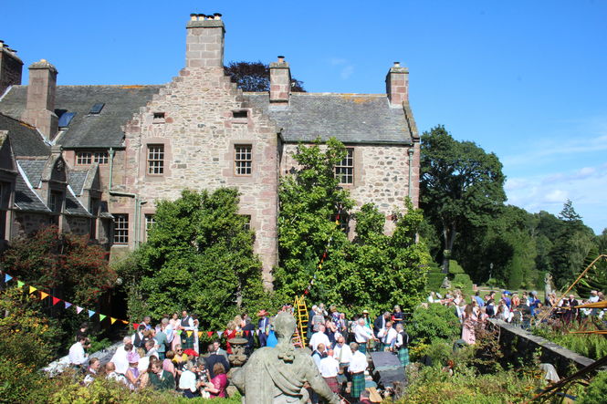 fingask castle wedding