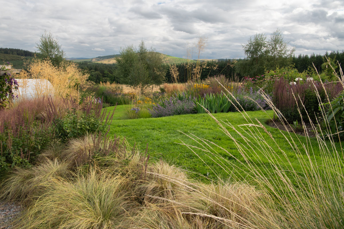 Garden With a View - Tigh Braigh, grasses and borders