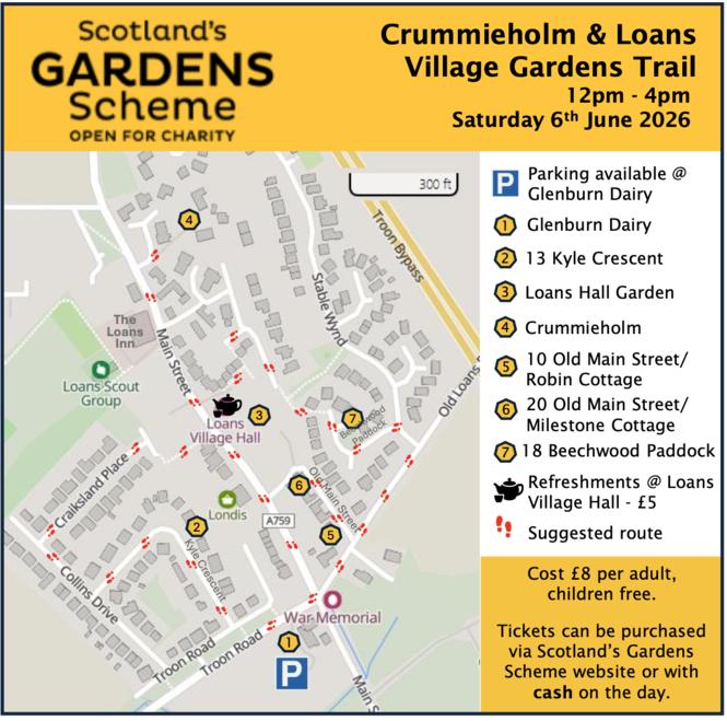 Crummieholm and Loans Village Gardens