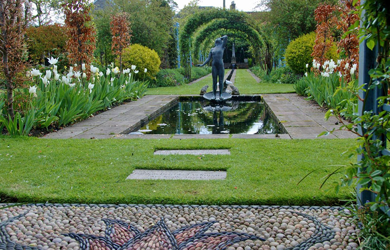 Water features in gardens