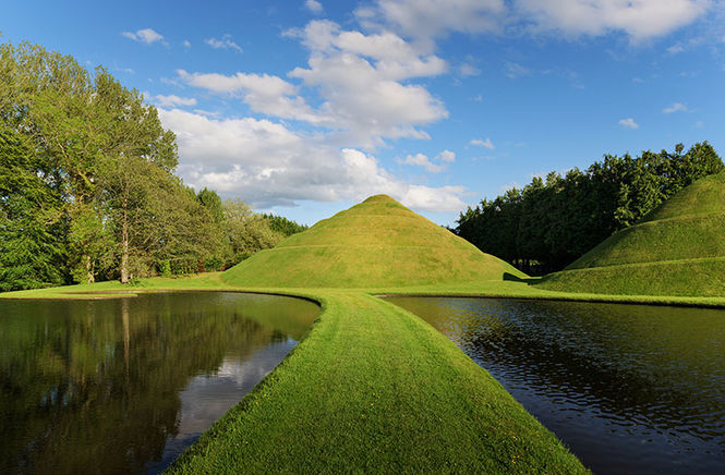 The 2018 opening of The Garden of Cosmic Speculation